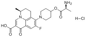 Alalevonadifloxacin HCl 396132-82-4
